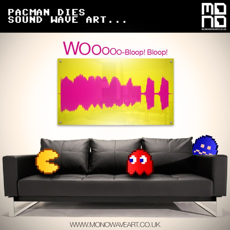 pacman dies soundwave art