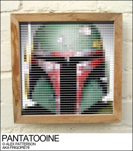 boba fett pantone swatch art