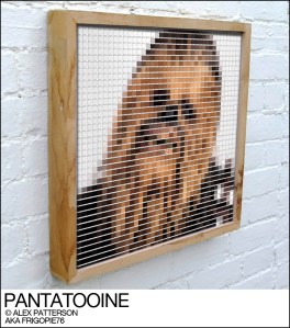 chewbacca pantone swatch art