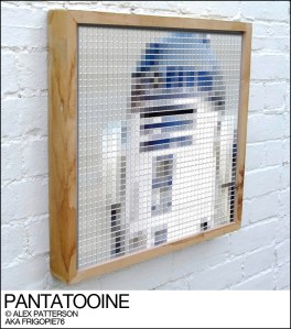 r2d2 pantone swatch art