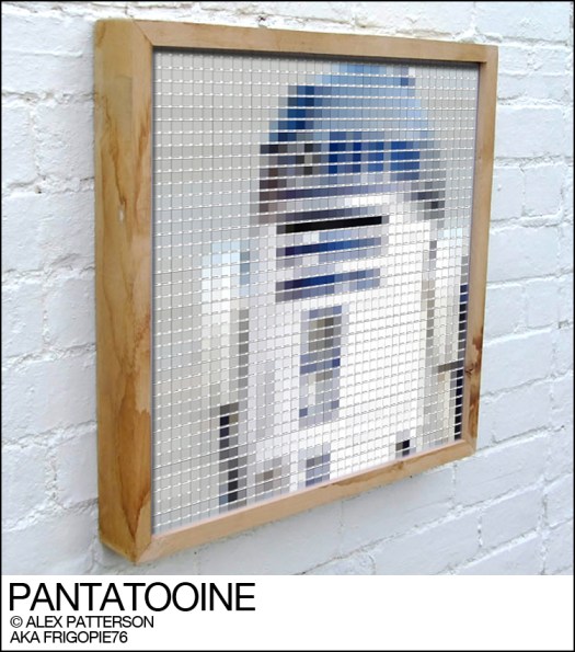 r2d2 pantone swatch art