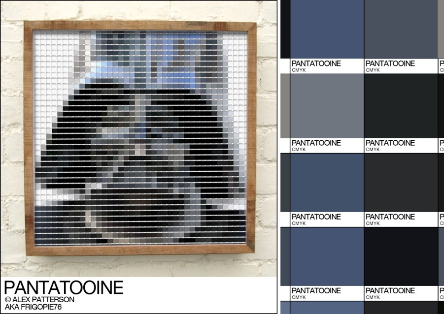 vader pantone swatch art