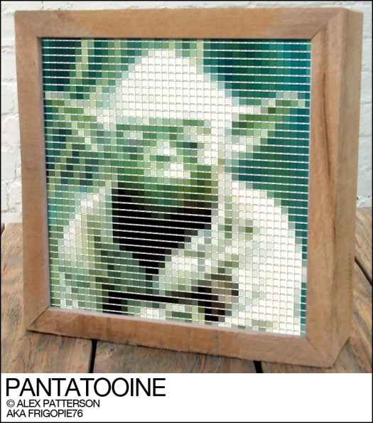 yoda pantone swatch art