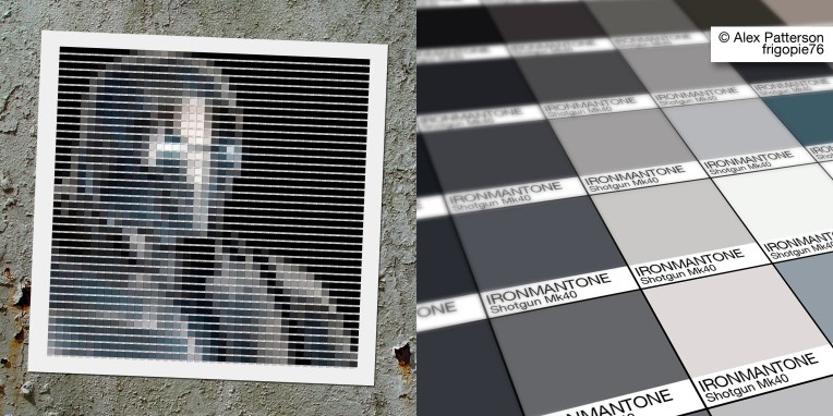 ironman mark 40 shotgun pantone art
