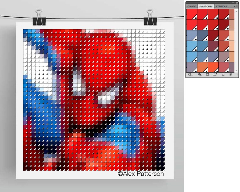 spiderrman pantone