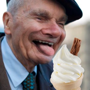 old man ice cream